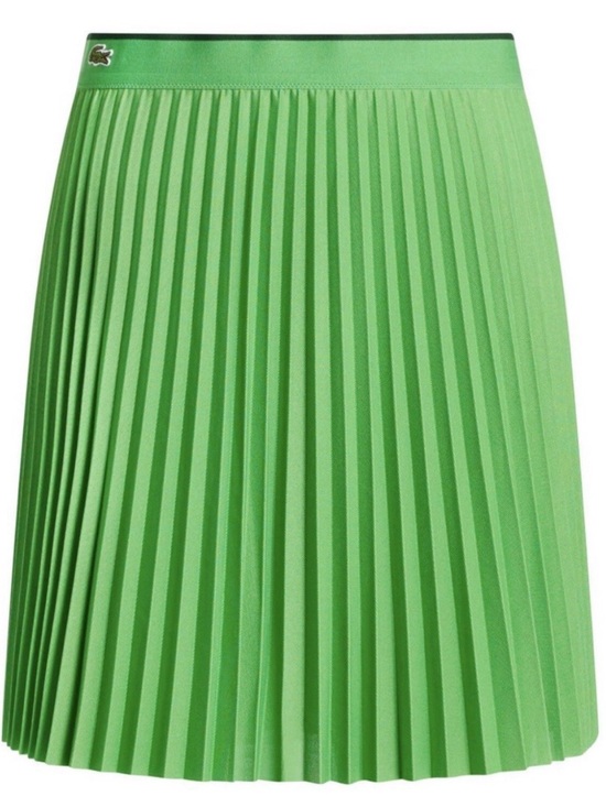 Lacoste Dresses & Skirts - Lacoste Bright Green Pleated A-Line Skirt